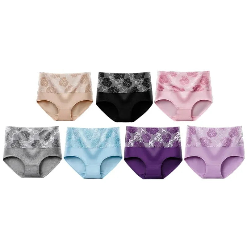 🔥BUY 5 GET 5 FREE🔥Cotton High Waist Abdominal Slimming Hygroscopic Antibacterial Underwear