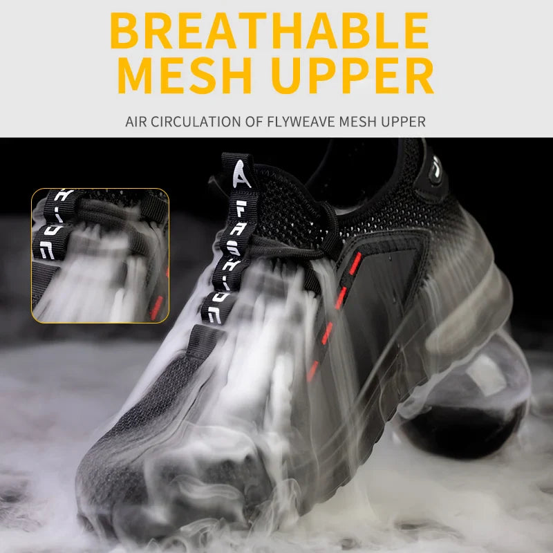 Ultra-Light Breathable Steel Toe Non-Slip Work Shoes