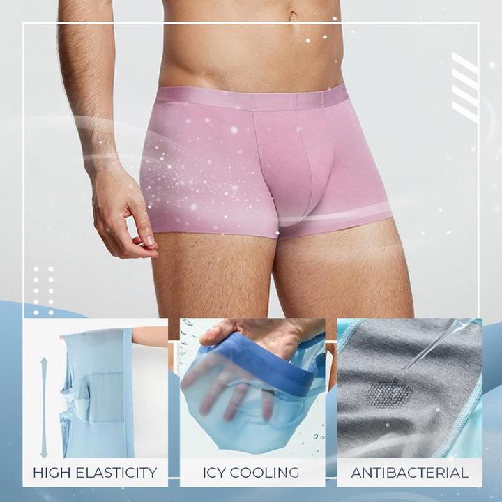 š„HOT SALEš„Men's Ice Silk Boxer Shorts Underwear