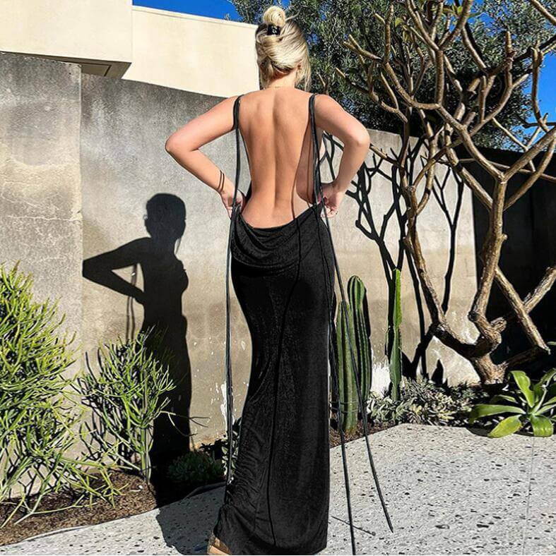 🔥Last Day Sale 49%🔥Serenity Backless Maxi Dress(Buy 2 free shipping)
