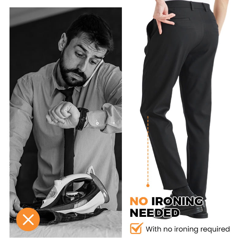 👑Fliwos® Men's Stretch Iron-free Dress Pants