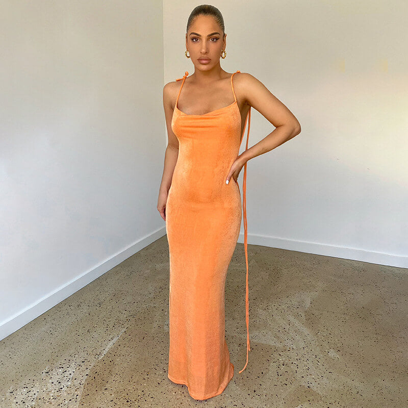 🔥Last Day Sale 49%🔥Serenity Backless Maxi Dress(Buy 2 free shipping)