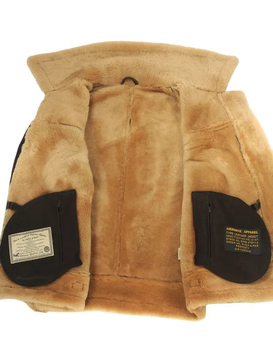 SHEEPSKIN BOMBER JACKET