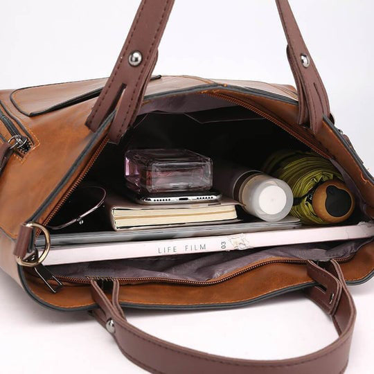 (Buy 2 free shipping)Vintage Leather Shoulder Bag for Ladies