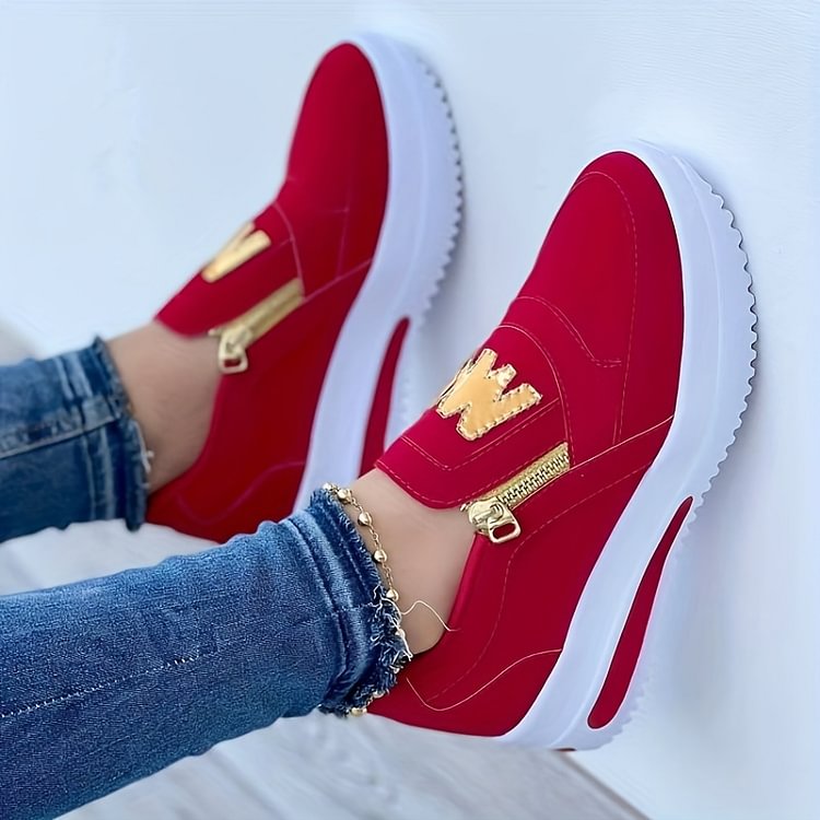 🔥Women's Casual Platform Slip-on Sneakers