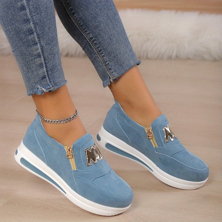 🔥Women's Casual Platform Slip-on Sneakers