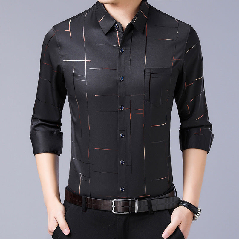 ðĪMen's Thin Iron-free Shirt