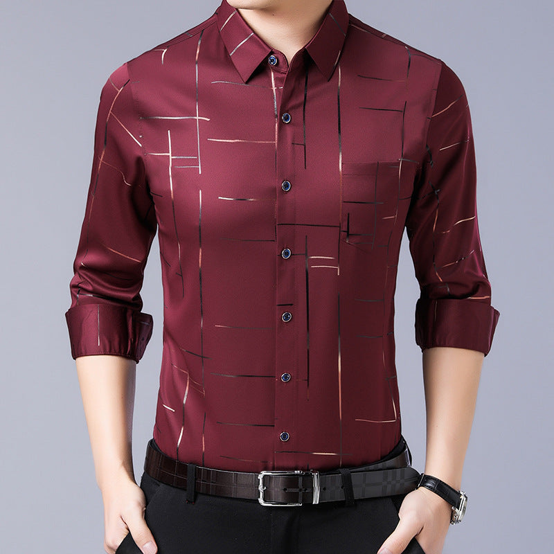 ðĪMen's Thin Iron-free Shirt