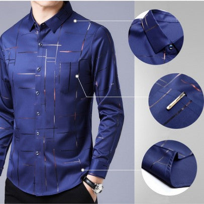 ðĪMen's Thin Iron-free Shirt