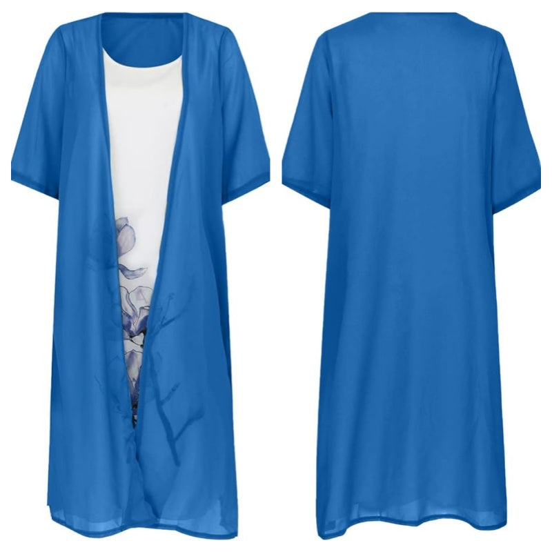 🔥Women's Two-Piece Floral Print Suit Dress