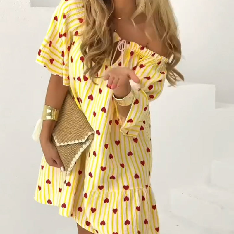 Women's Elegant Loose Short Sleeve Dress👗
