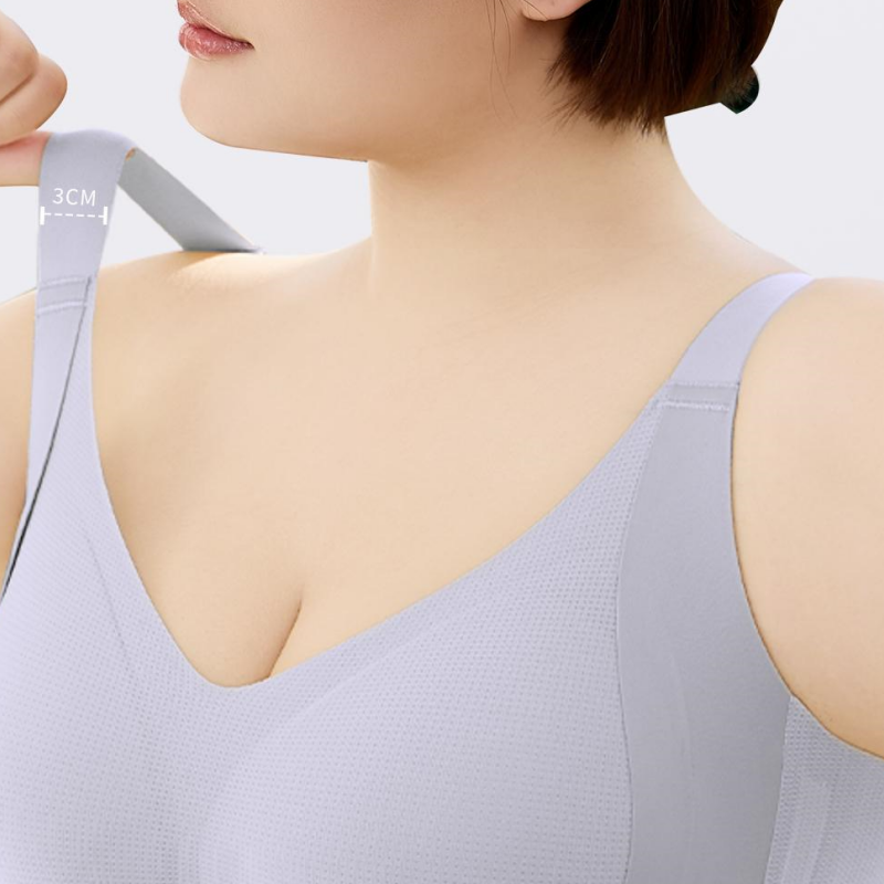 Women's Supportive Seamless Wireless Plus-Size Bra