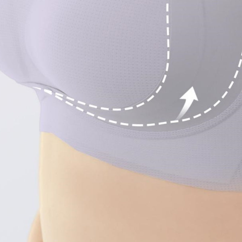 Women's Supportive Seamless Wireless Plus-Size Bra