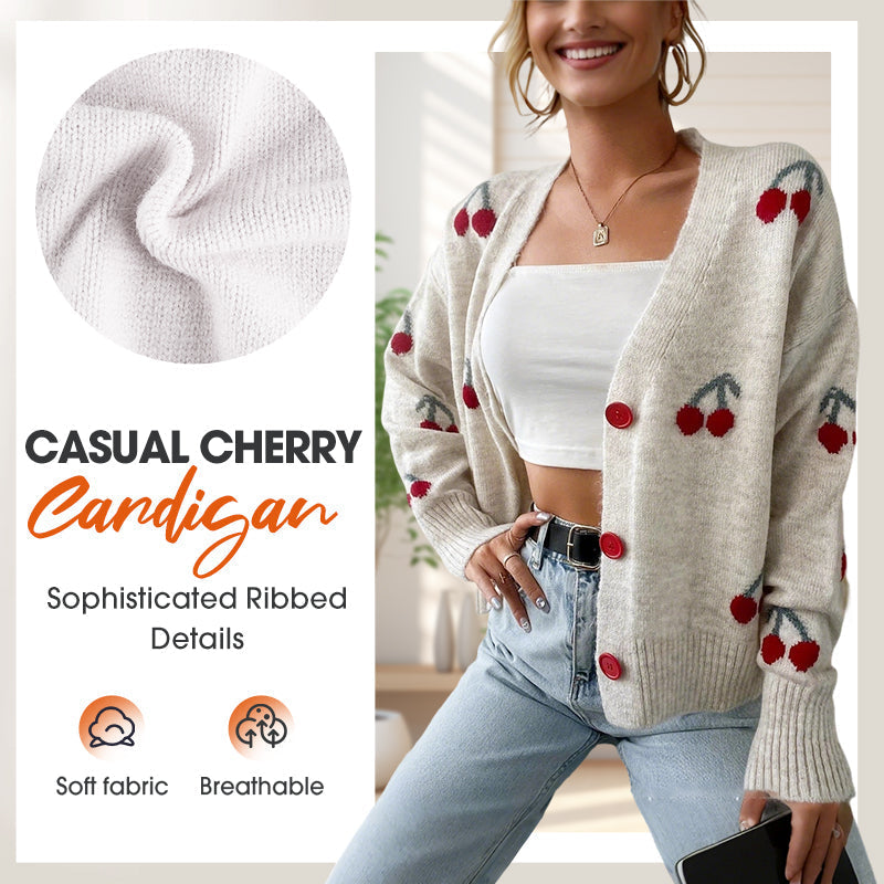 Women’s Casual Sweet Cherry Cardigan🍒