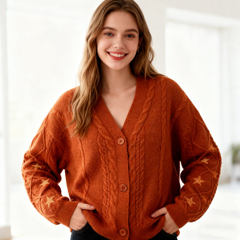Women’s Knit Button Down Cardigan