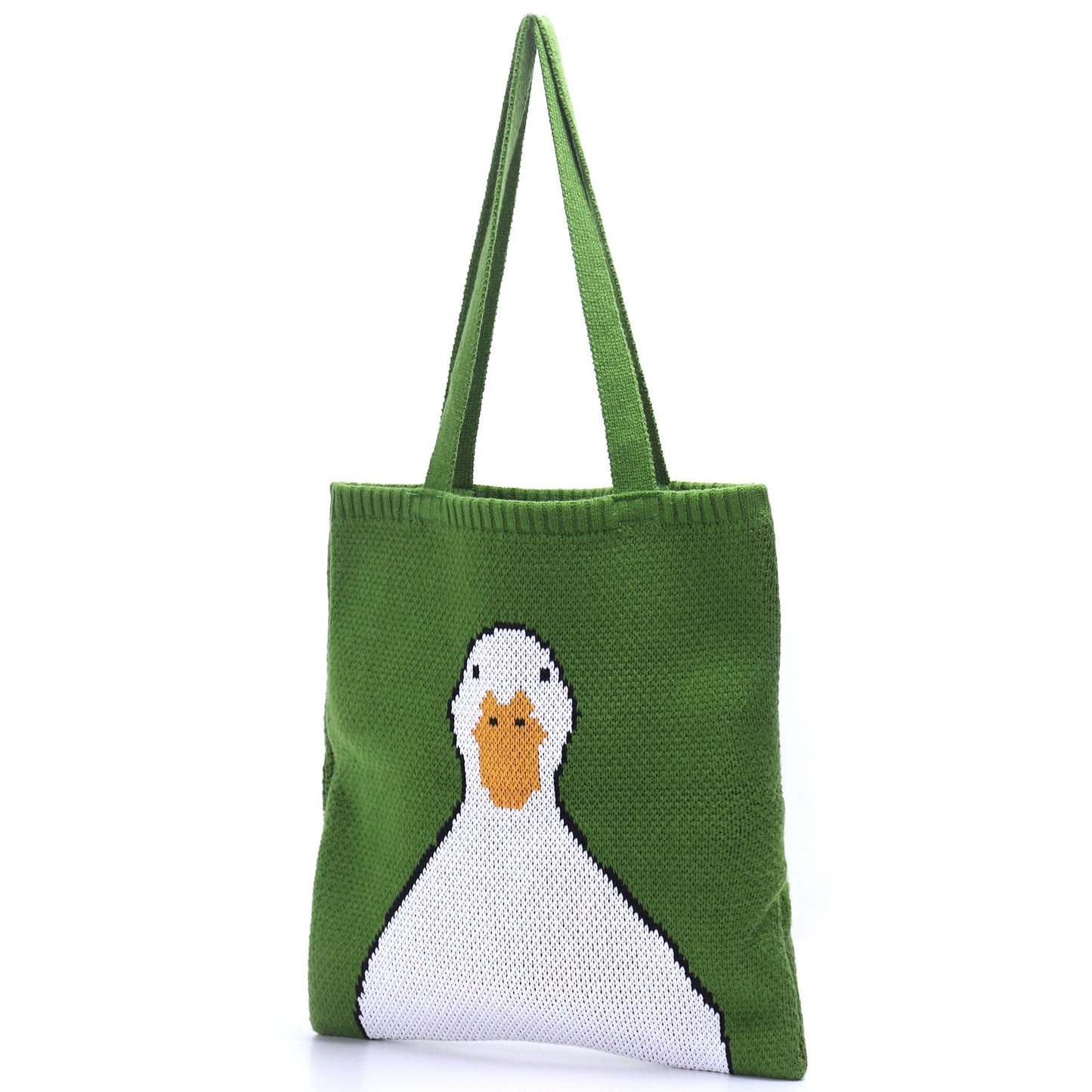 CUTE KNIT ANIMAL TOTE BAG