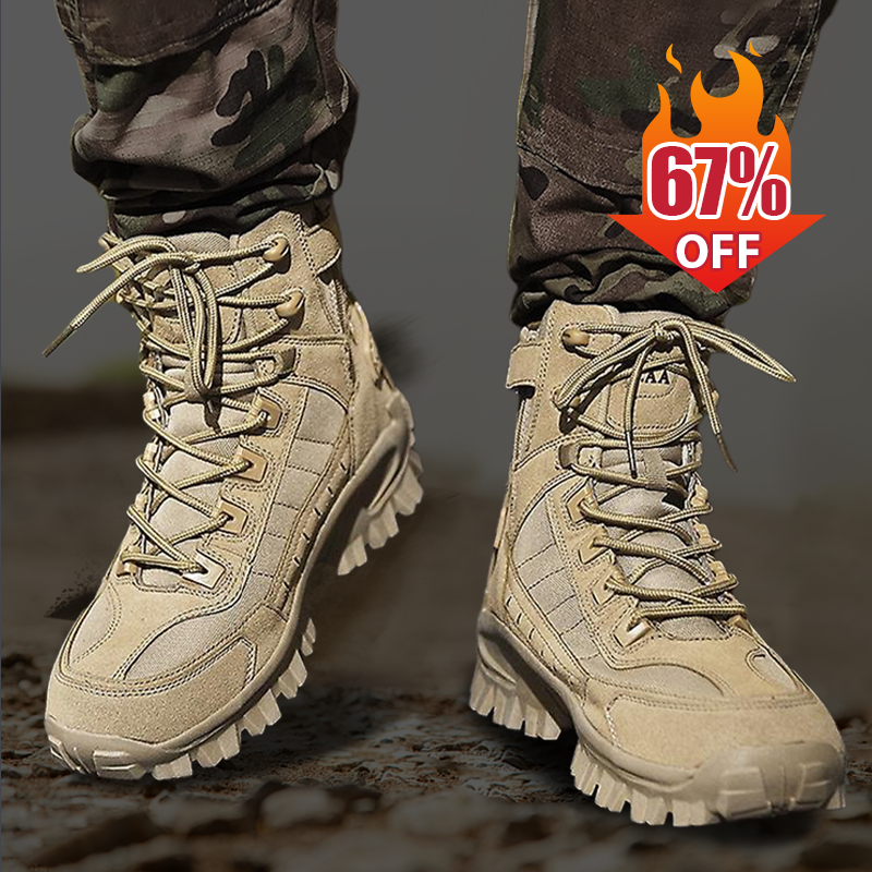 🔥Waterproof and Non-Slip High Top Tactical Sports Boots (Improved Durability)