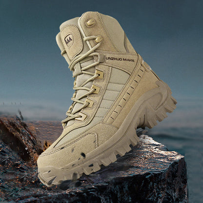 🔥Waterproof and Non-Slip High Top Tactical Sports Boots (Improved Durability)