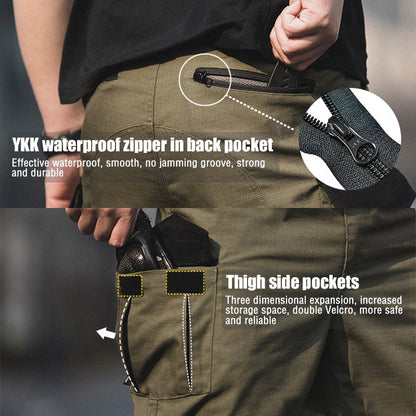 Men's Urban Cargo Pants Waterproof Ripstop Tactical Pants⚡