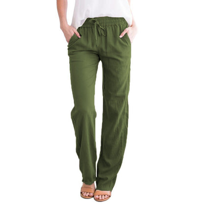 Women's Loose Comfy Linen-cotton Pants