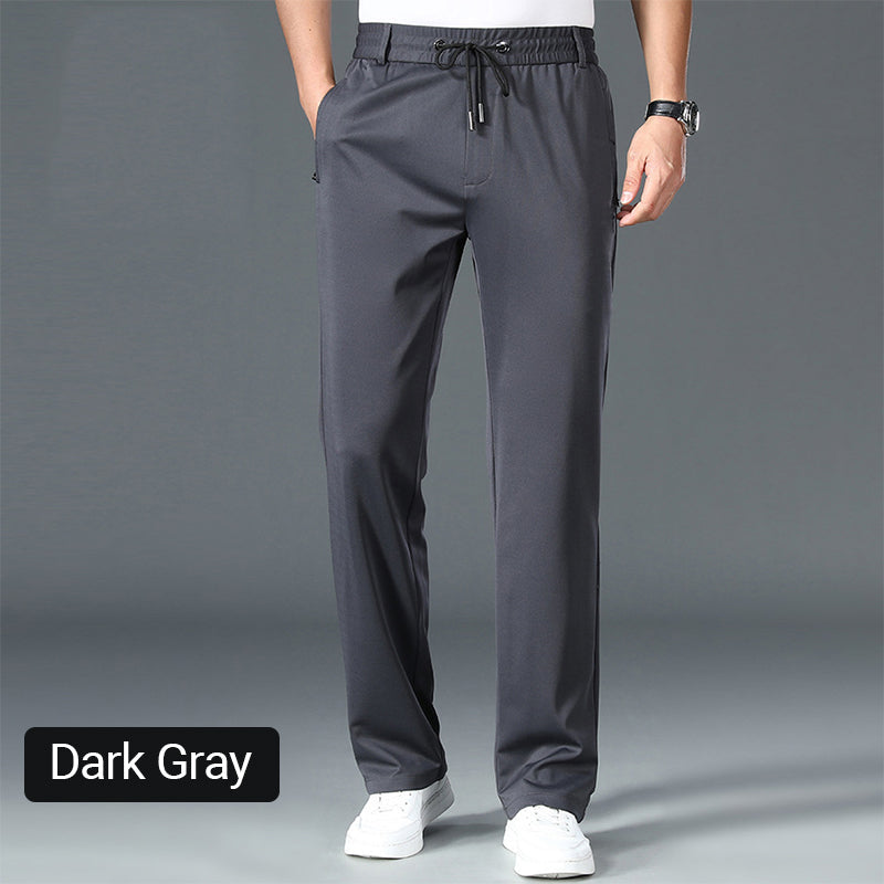 MEN'S STRAIGHT ANTI-WRINKLE CASUAL PANTS