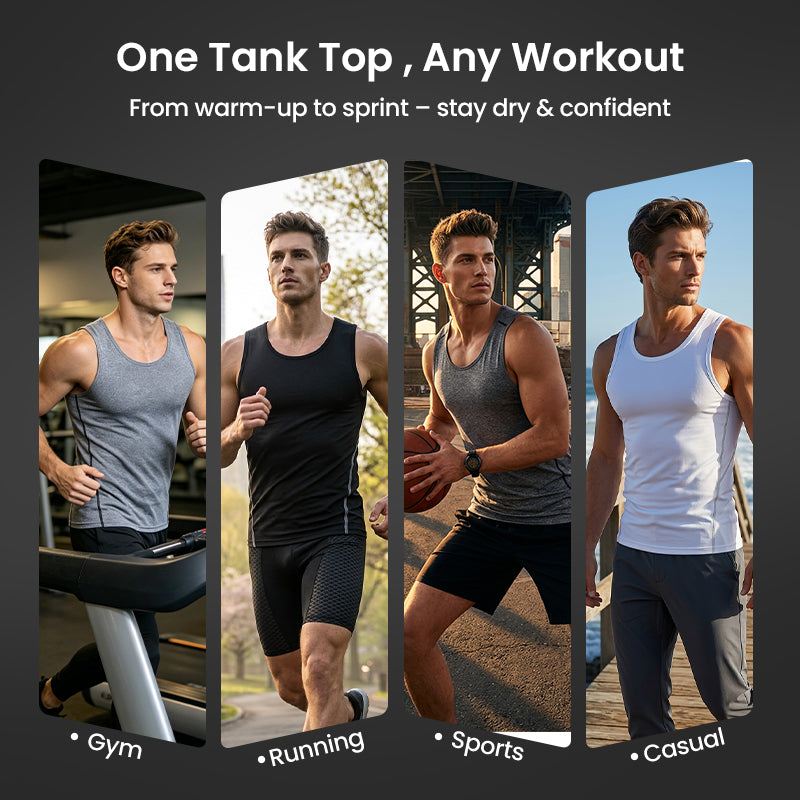 Men's Compression Tank Top for Training