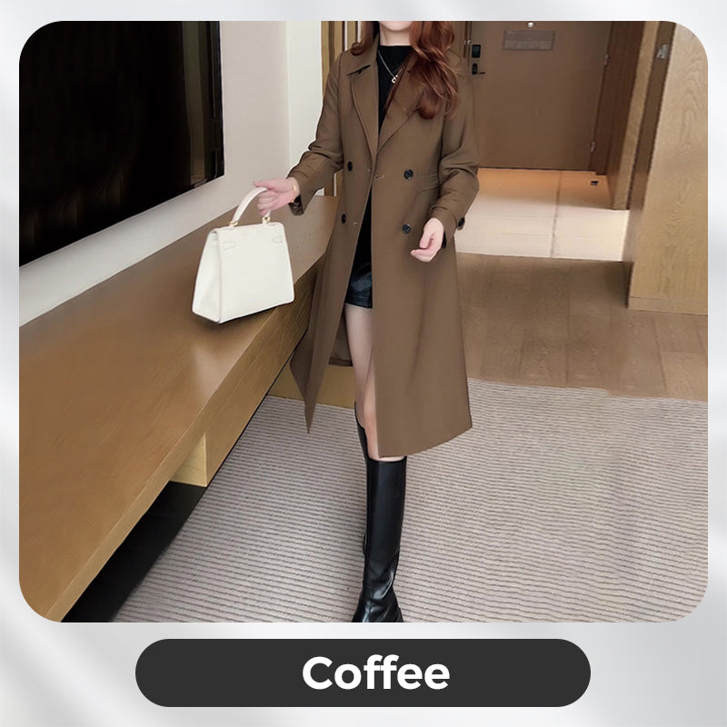 Women's Elegant Warm Trench Coat