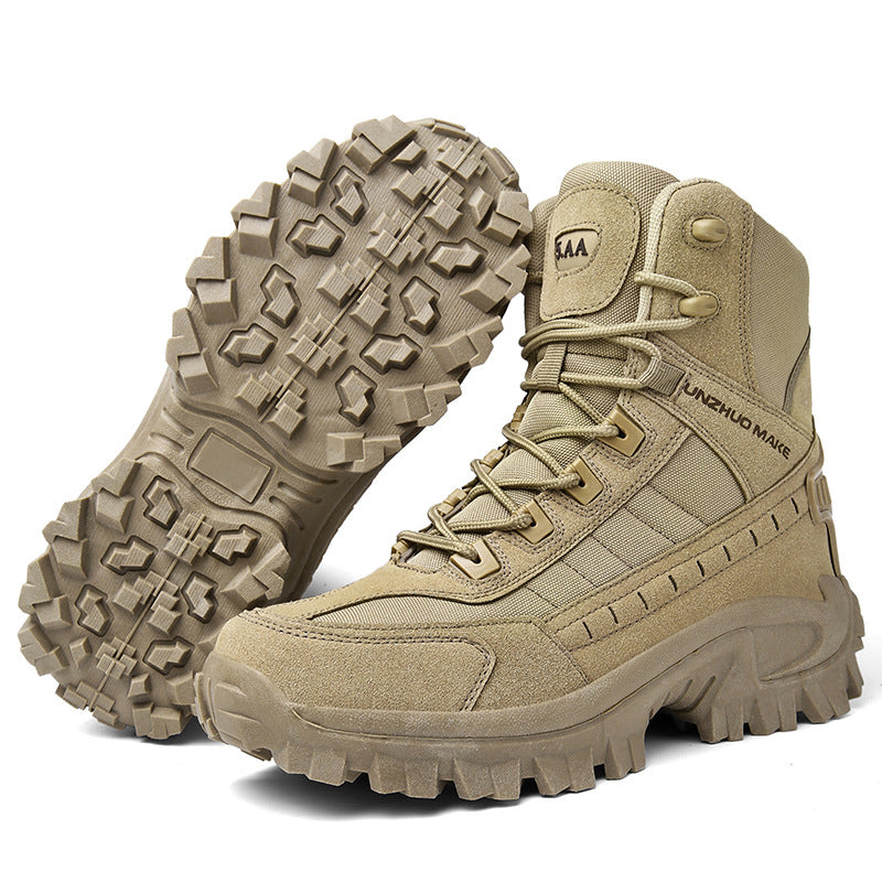 🔥Waterproof and Non-Slip High Top Tactical Sports Boots (Improved Durability)