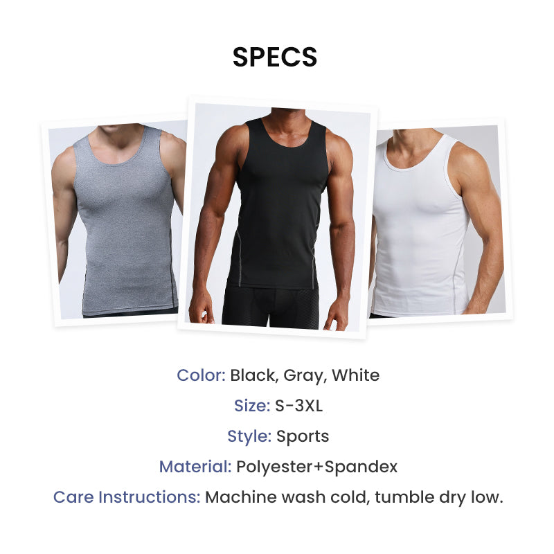 Men's Compression Tank Top for Training
