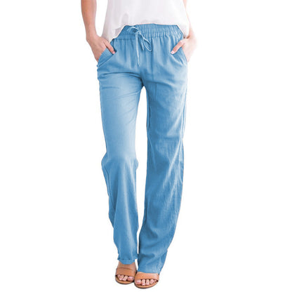 Women's Loose Comfy Linen-cotton Pants