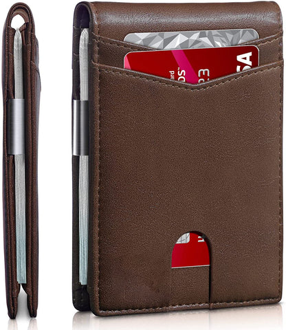 Elegant Anti-Theft Leather Wallet for Business Men