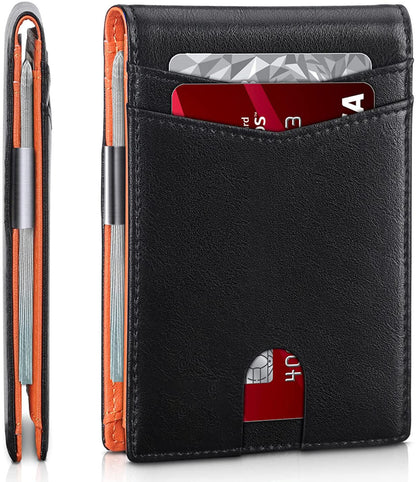 Elegant Anti-Theft Leather Wallet for Business Men