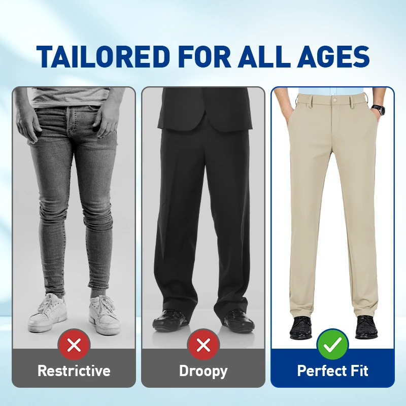 💖Breathable Comfortable Men's Stretch Casual Trousers