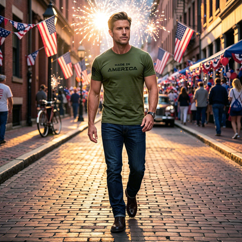 👕 Men's Athletic Fit Crew Neck Tee – Breathable Cotton, Perfect Stretch & Versatile Gym to Street ✨