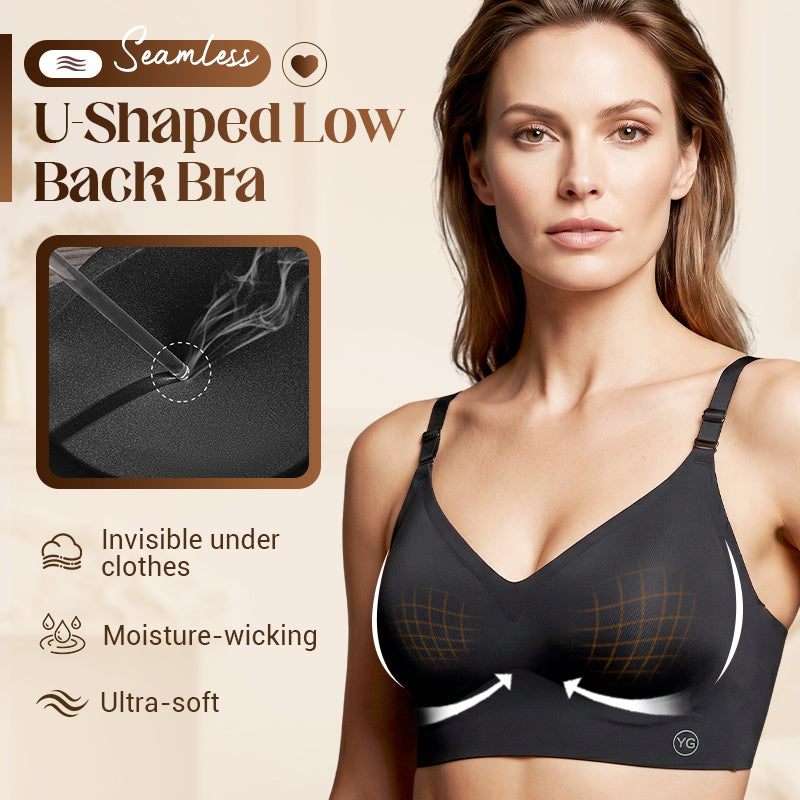 🔥Buy 2 Get 1 Free🎁Seamless U-Shaped Low Back Bra