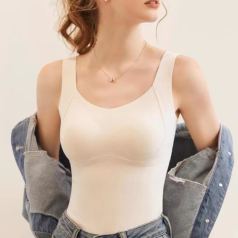 🥰Thickened Warm Tank Top with Shelf Bra