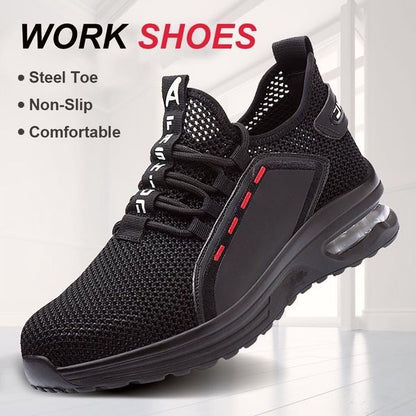 Ultra-Light Breathable Steel Toe Non-Slip Work Shoes