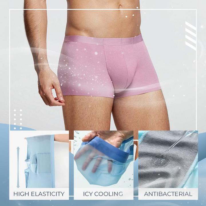 🔥HOT SALE🔥Men's Ice Silk Boxer Shorts Underwear