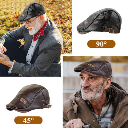 New Fashion Leather Beret