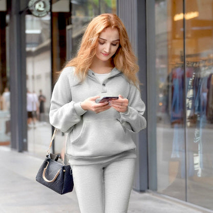 Hooded Casual & Fashionable Sweatshirt 3-Piece Set