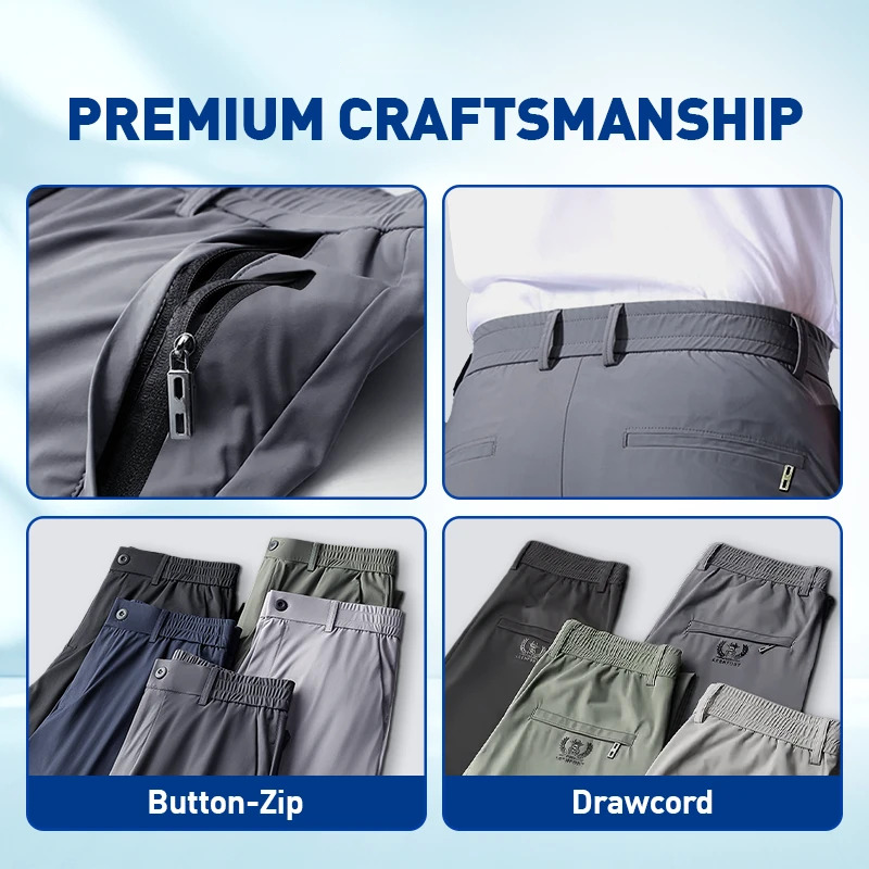 💖Breathable Comfortable Men's Stretch Casual Trousers