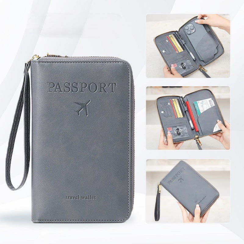 Multifunctional RFID Passport Wallet