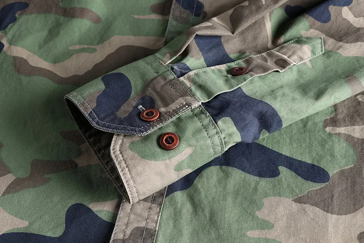 🔥Last Day Sale 49%🔥Men Camouflage Cargo Shirts(Buy 2 free shipping)