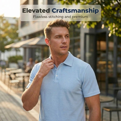 Men's Summer 2-Piece Collar Shirt & Shorts Set