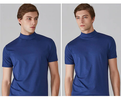 🔥All Colors 💖 Men's High Neck Slim Fit T-shirt