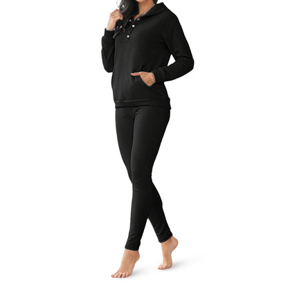 Hooded Casual & Fashionable Sweatshirt 3-Piece Set