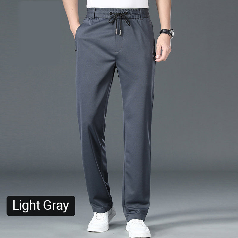 MEN'S STRAIGHT ANTI-WRINKLE CASUAL PANTS