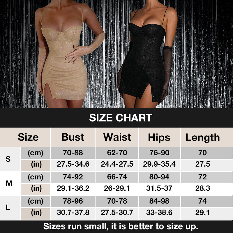 🔥Last Day Sale 49%🔥Spaghetti Strap Side Split Party Dress