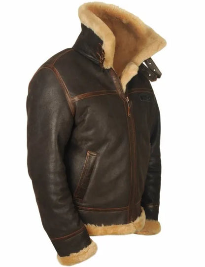 SHEEPSKIN BOMBER JACKET