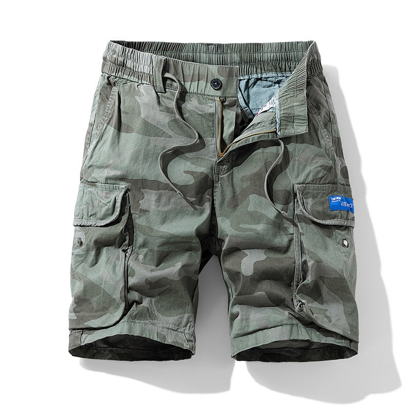🩳 Men's Casual Relaxed Fit Cargo Shorts – Multi-Pockets, Breathable, Rugged 🌲